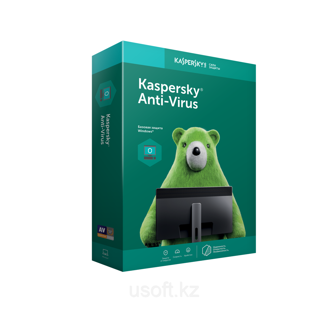 Антивирус Касперского / Kaspersky Anti-Virus (2 ПК / 1 год) карта / электронный ключ