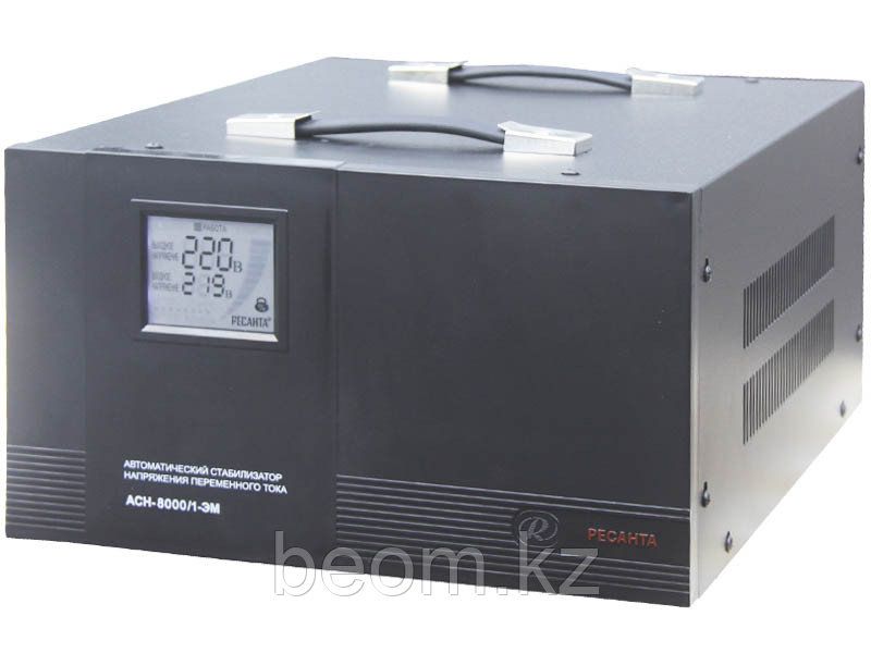 Стабилизатор напряжения РЕСАНТА 8 кВт ACH-8000/1-ЭМ (Электромеханический) - фото 2 - id-p527329