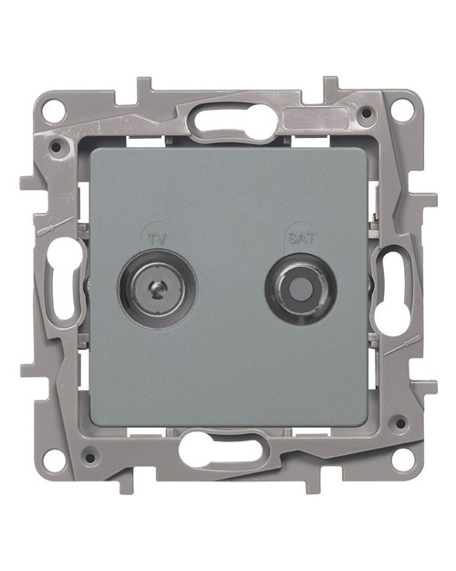 Розетка Legrand 672457 TV/SAT 2каб АЛЮ ETIKA legrand-672457