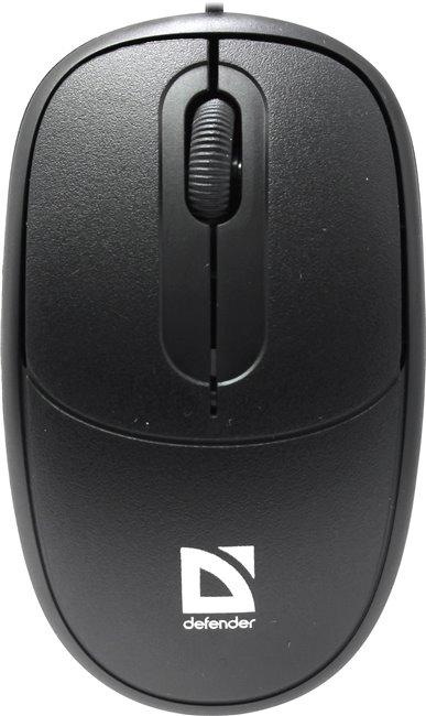 Мышь проводная Defender Datum MS-980 черный 3 кнопки 1000dpi