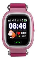 Умные часы детские Q80 1.44 с сенсорным дисплеем и GPS-маяком (Розовый)