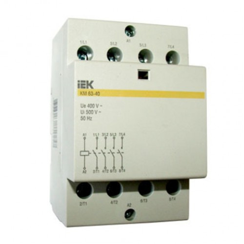 Контактор модульный КМ63-40 AC/DC IEK