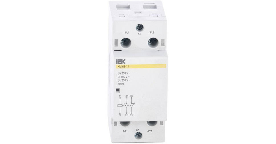 Контактор модульный КМ63-11 АС IEK