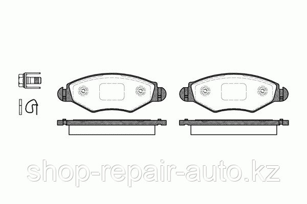 Тормозные колодки передние Peugeot 206