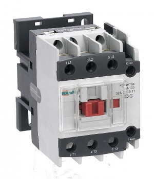 Контактор КМ-103 32А 1НО+1НЗ 380В (4) DEKraft NEW