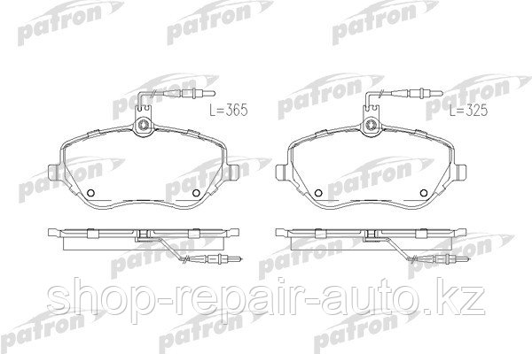 Тормозные колодки передние Peugeot 607, 407 - фото 1 - id-p65242177