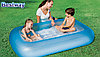 Детский надувной прямоугольный бассейн розовый, голубой Bestway 51115, фото 3
