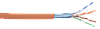 ITK Кабель связи витая пара F/UTP, кат.5E 4x2х24AWG solid, LSZH, 305м, оранжевый