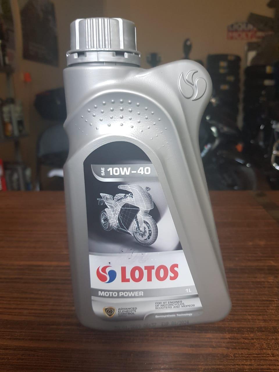 Масло моторное LOTOS MOTO POWER 4T 10W40 1L