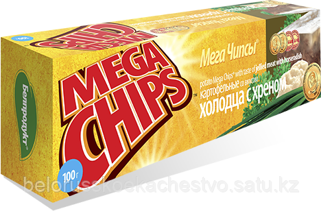 Чипсы-пластины MegaChips 100 хрен + холодец