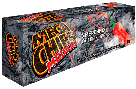 Чипсы-пластины MegaChips 100 тайский перец "Medium"