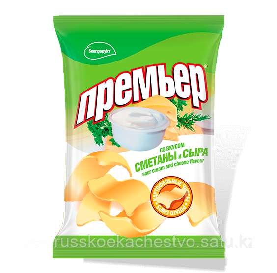 Чипсы-пеллеты Премьер Премьер сметана + сыр 30 гр.