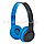 Беспроводные Стерео Bluetooth наушники P47 синие, фото 4
