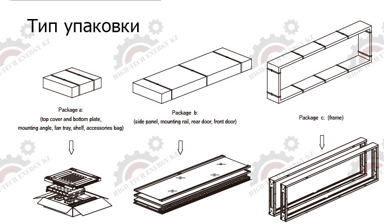 Шкаф телекоммуникационный 19" LinkBasic напольный 22U 600*800*1200 - фото 5 - id-p44789455