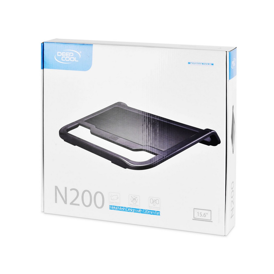 Охлаждающая подставка для ноутбука, Deepcool, N200 DP-N11N-N200, 15.6", Вентилятор 12см - фото 3 - id-p65273346