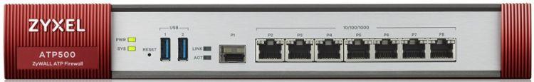 Zyxel ZyWALL ATP500 Межсетевой экран Rack, 7 конфигурируемых (LAN/WAN) портов GE