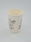 Бумажные стаканы (350мл, Coffee House, Белый, однослойный, матерчатый) НОВИНКА!!!, фото 4