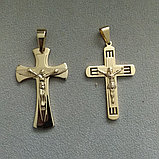 Кулон-крестик  "Крест позолота", фото 2