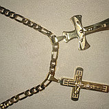 Кулон-крестик  "Крест позолота", фото 3