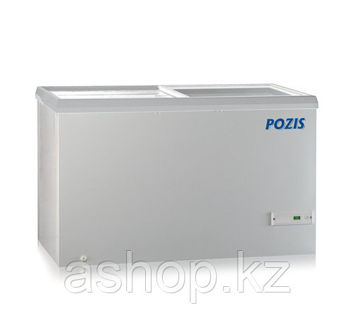 Морозильный ларь Pozis FH-250, Тип открывания: Крышка, Объем: 345 л, Крышка: Прямая стеклянная, Камер: 1, Комп