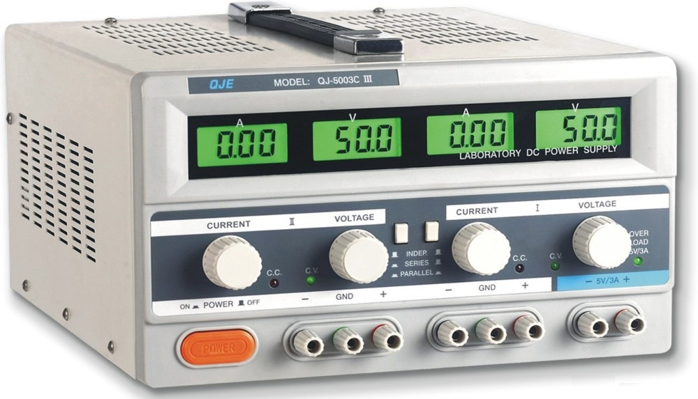 Трехканальный источник постоянного напряжения (50 В, 3 А) QJ5003CIII