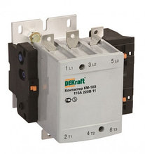 Контактор КМ-103 150А 1НО+1НЗ 220В (1) DEKraft NEW