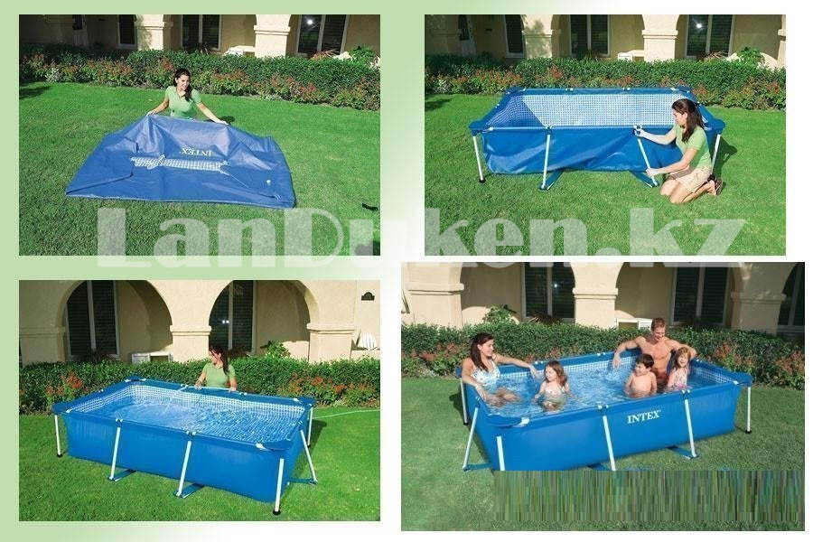 Каркасный бассейн "Intex Small Frame Pool" (300 * 200 * 75 см) 28272 - фото 3 - id-p31377091