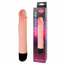 Фаллоимитатор с ротацией (крутится головка) и вибрацией "REALISTIC COCK VIBE" L 19.0 см D 3.5 см