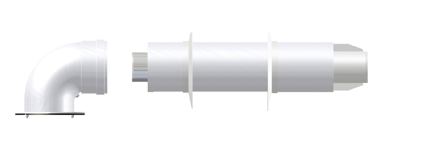 Коаксиальная дымовая труба 60\100 Termica, KIT22S