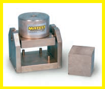 Бетонға арналған цемент текшелерін сығуға арналған құрылғы