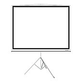 Экран на треноге Deluxe DLS-T153x116W (60"х45"), Ø - 75", Раб. поверхность 149х112 см., 4:3