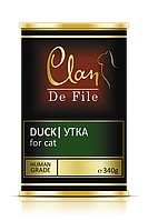 Clan De File консервы для кошек (с уткой) 340 гр.