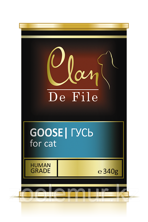 Clan De File консервы для кошек (с гусем) 340 гр.