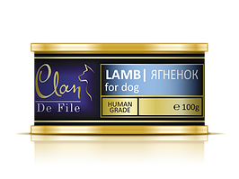 Clan De File консервы для собак (с ягненком) 100 гр.