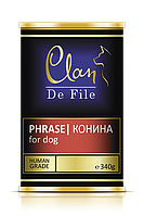 Clan De File консервы для собак (с кониной) 340 гр.