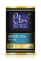Clan De File консервы для собак (с гусем) 340 гр.