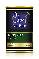 Clan De File консервы для собак (с уткой) 340 гр.