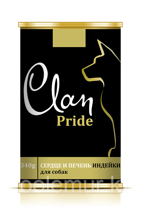 Clan Pride консервы для собак (сердце и печень индейки) 340 гр.