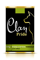 Clan Pride консервы для собак (рубец и печень говяжья) 340 гр.