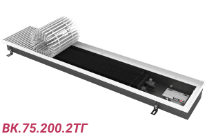 Внутрипольный конвектор отопления без вентилятора ВК.75.200.2ТГ