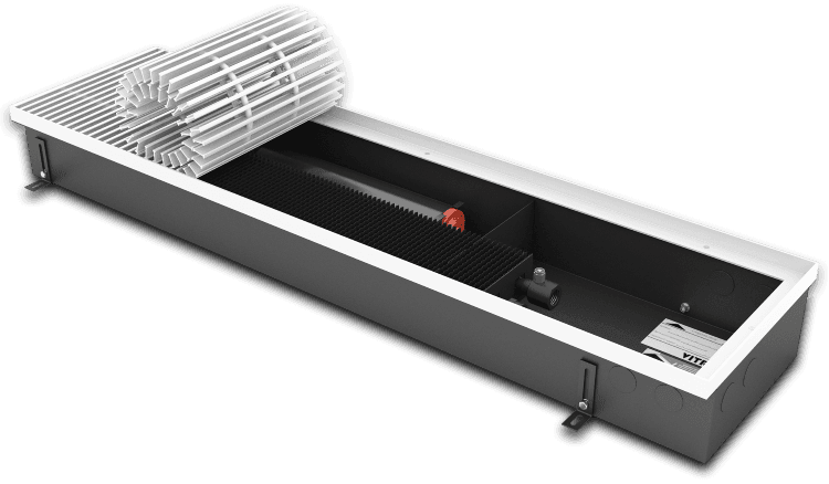 Внутрипольный конвектор отопления без вентилятора ВК.0110.400.4ТГ - фото 1 - id-p65321894