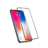 Защитное стекло для iPhone Xs Max Hoco G2 anti-shock soft, чёрное