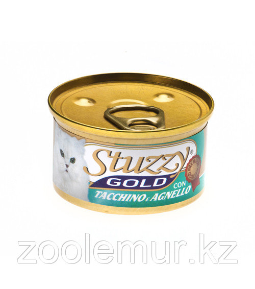 Stuzzy Gold консервы для кошек (мусс из индейки и ягненка) 85 гр.