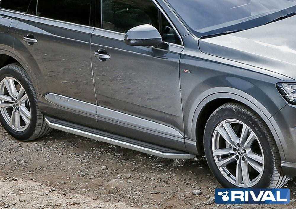 Пороги на Audi Q7 2015-  "Premium"