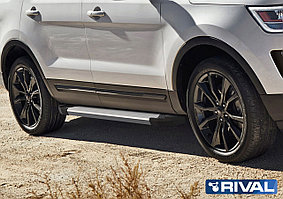 Пороги на Ford Explorer 2011-2015- "Silver"