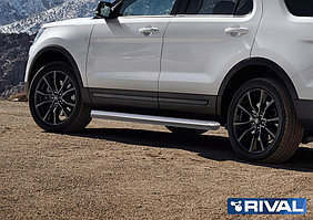 Защита порогов Ford Explorer 2015-2019 d76