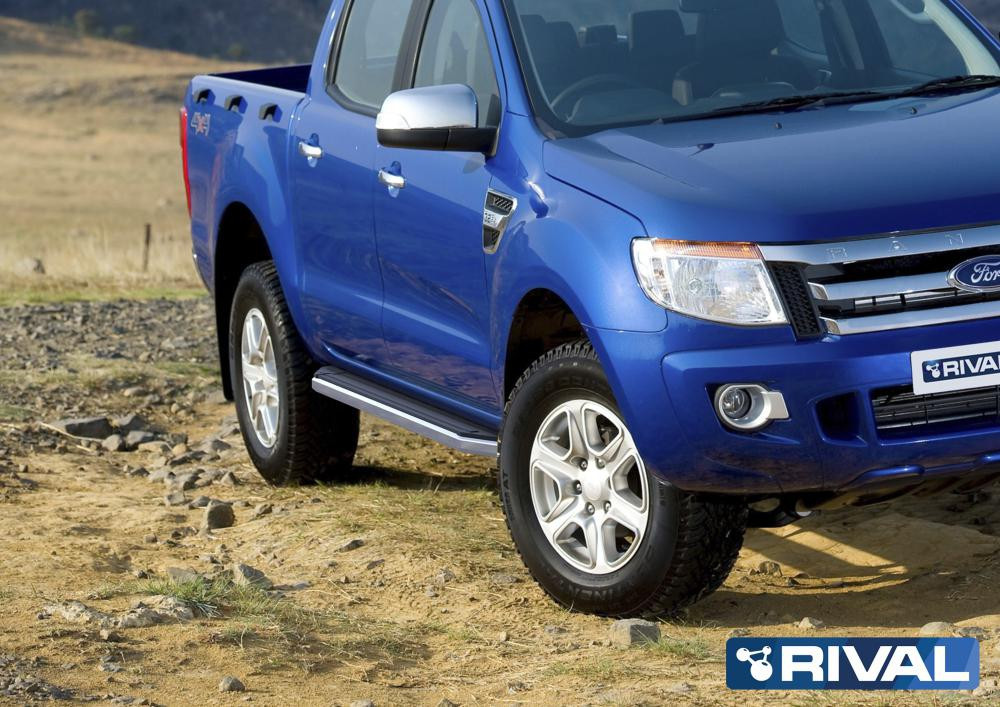 Пороги на Ford Ranger 2012-2015  "Premium"