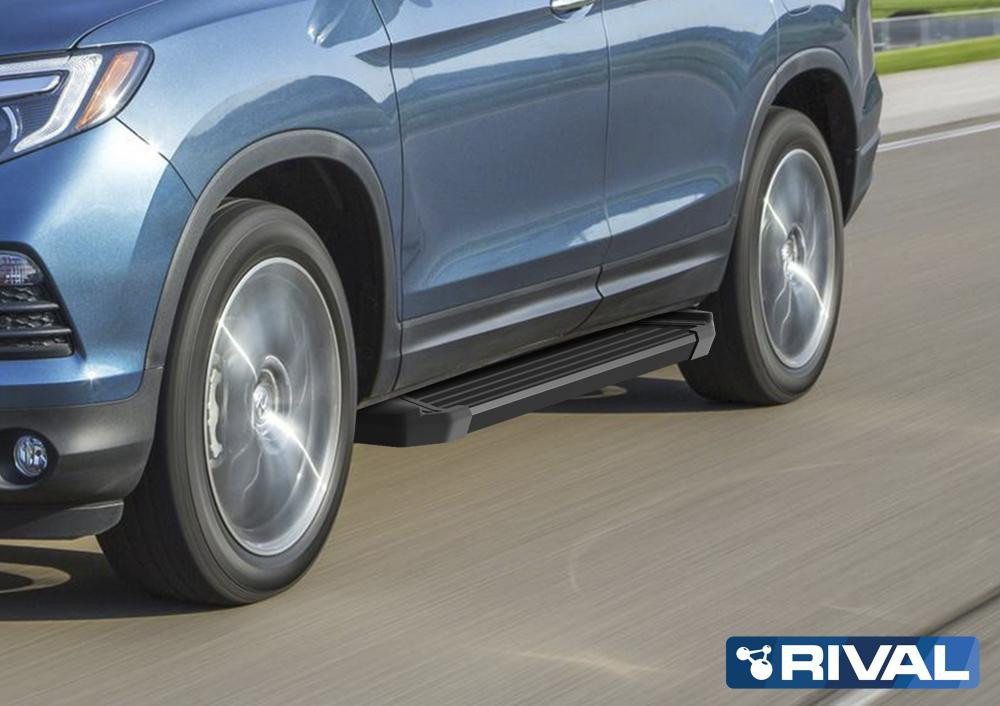 Пороги на Honda Pilot 2016-2018  "Black"