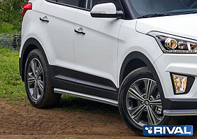 Защита порогов Hyundai Creta 2016- d57