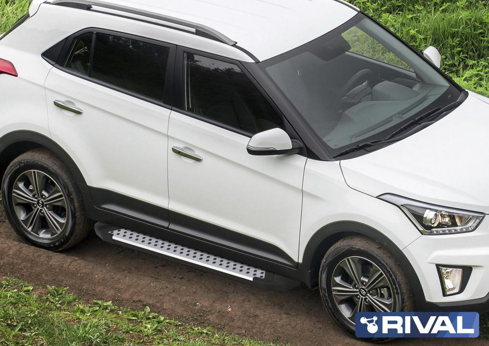 Пороги на Hyundai Creta 2016-2020  "Bmw-Style"
